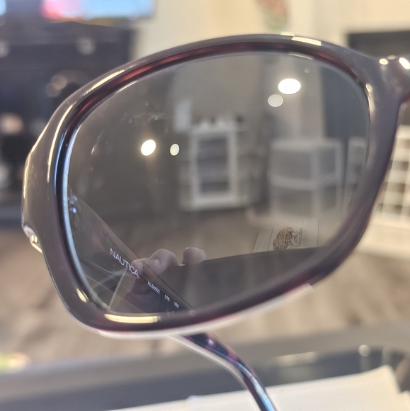 NAUTICA SUNGLASSES WOMENS FRAME NLS6002 518 PURPLE 58-18-135 OVERSIZED - Picture 8 of 8